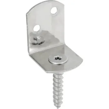 Příslušenství pro plot Plotová upínka 30x38x2 mm nerez V2A 1 kus