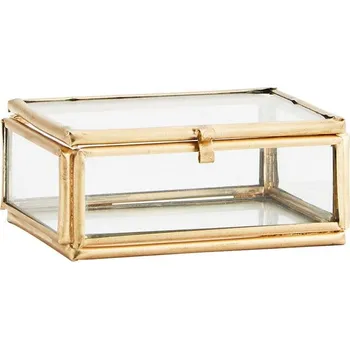 Úložný box Krabička Madam Stoltz 7,5 x 5,5 x 3 cm 230078BRA.S průhledná TSP