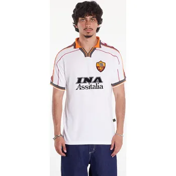 cyklistický dres Dres COPA AS Roma 1998 - 99 Away Retro Football Shirt UNISEX White M