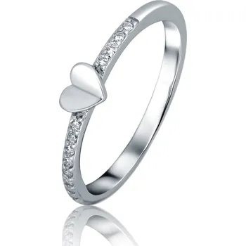 Oblečení a móda JVD Romantický stříbrný prsten se srdíčkem SVLR1058XF6BI 54 mm + 2 měsíce na vrácení zboží
