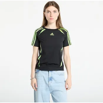 Dámské tričko Tričko adidas Teamgeist Adicolor Slim Jersey Black/ Signal Green XS