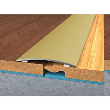 Podlahová lišta Bohemia Profil Bohemai profil přechodová lišta samolepící 30mm elox 2,7m Barva: ZLATÁ