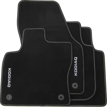 autokoberec Textilní autokoberce Škoda Kodiaq I (2016 - 2024) PRESTIGE, originál s šedou linkou