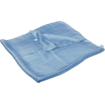 Šátek Hedvábný šátek jednobarevný světle šedomodrý