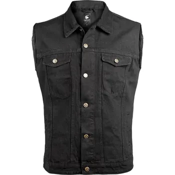 Pánská vesta vesta pánská CAPRICORN ROCKWEAR - black without frays - XXL