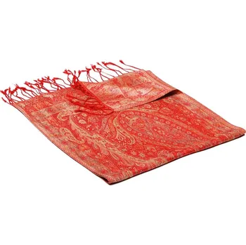 Šála Hedvábná šála Super Drolma světle červená