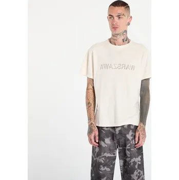 Pánské tričko Tričko MISBHV Warszawa Cold Wave T-Shirt White S