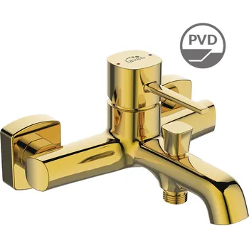 Vodovodní baterie Laveo Vanová baterie Pola - BAP_G10D, zlatá lesk