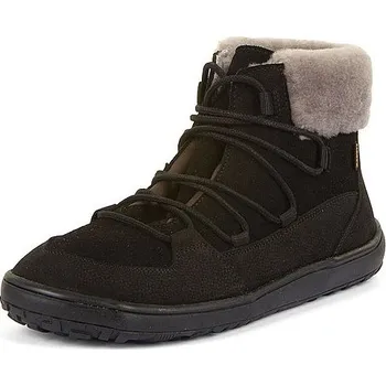 Dámská zimní obuv FRODDO kotníková obuv BAREFOOT UP FURRY W TEX G3110269-4 černá FroddoTex 39