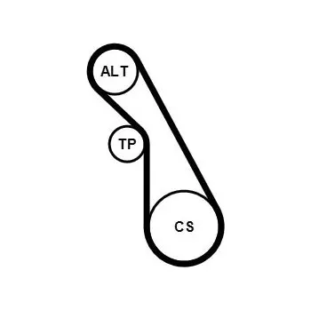 Sada žebrovaných klínových řemenů CONTINENTAL CTAM 5PK940K1