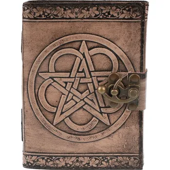 Zápisník poznámkový blok LORD OF THE DARKNESS - Pentagram - Beige