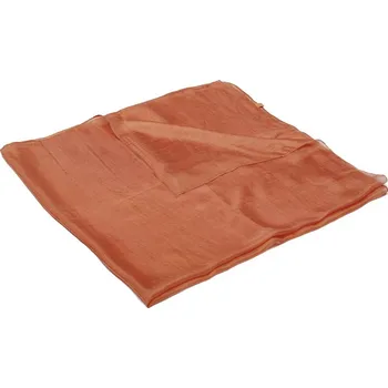 Šátek Hedvábný šátek jednobarevný měděný