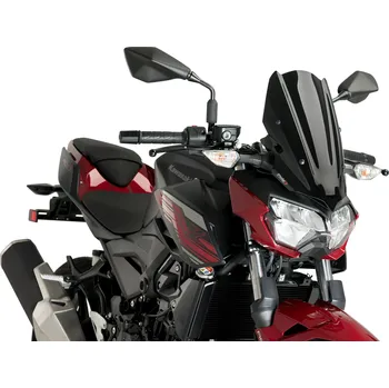 PUIG Španělsko Kawasaki Z 400 plexi štít PUIG Sport provedení: plexi černé