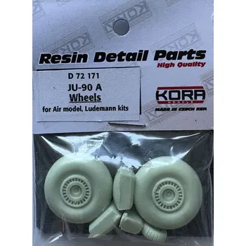 Plastikový model 1/72 Wheels for Ju-90A (Air Model, Ludemann kits)