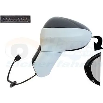 Auto zrcátko Vnější zpětné zrcátko VAN WEZEL 3872807