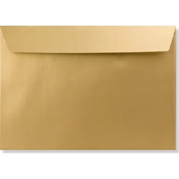 Obálka Barevná obálka C5 zlatá perleťová