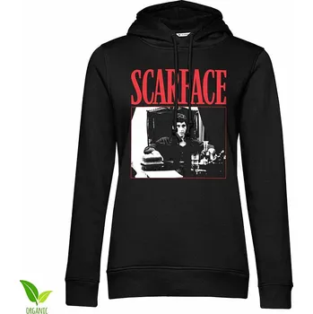 Dámská mikina Scarface mikina, Tony Montana - The Power Organic Girly Black, dámská XXL