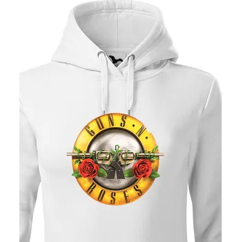 Dámská mikina Dámská mikina Guns N’ Roses, Barva Bílá, Velikost L, Canvas Dámská mikina Bezvatriko.cz 1338