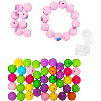 Dětské navlékací korálky Wiky WIKY Tvorba náramků korálky