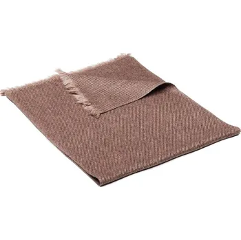 Šála Vlněná šála Pašmína úzká hnědá