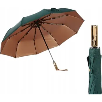 Deštník Elegantní deštník #cool_items automatický, skládací, s pouzdrem zelený