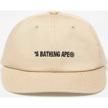 Kšiltovka Kšiltovka A BATHING APE Logo Cap Beige Universal