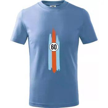 Chlapecké tričko Vintage Race 60 - Tričko dětské bavlněné - 98 cm / 2 roky ( Pyžamově světlá modrá )