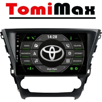 Autorádio TomiMax Toyota Avensis T27 Android 14 autorádio s WIFI, GPS, USB, BT HW výbava: 8 Core 8GB+128GB HIGH - Model auta: Toyota Avensis T27 2015-2018, Velikost obrazovky: Dotyková obrazovka: 10,1"