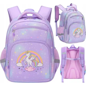 Školní batoh Vícekomorový Školní batoh Imiti fialový 17 l