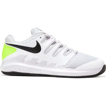 Chlapecké tenisky Juniorská obuv Nike JR Vapor X - white/black/volt (33)