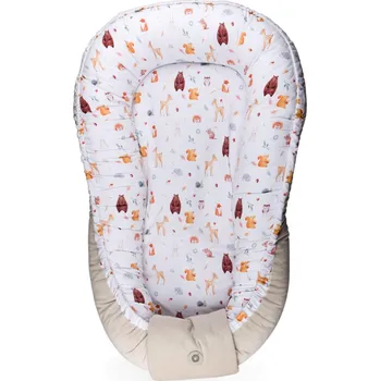 Příslušenství pro dětskou postel a kolébku Oboustranné hnízdo pro miminko XKKO LUX - Wild Forest