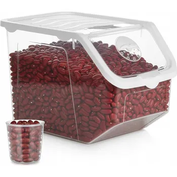 Dóza na potraviny Nádoba na zeleninu a ovoce s víkem průhledný 12 l