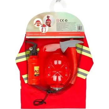 Karnevalový kostým Souza Souza! - dětský kostým - Hasič - 4-7 let, 110-122 cm