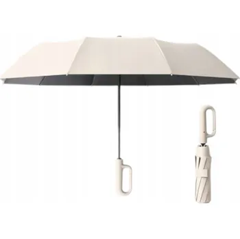 Deštník Elegantní deštník #cool_items automatický skládací deštník s pouzdrem, bílý