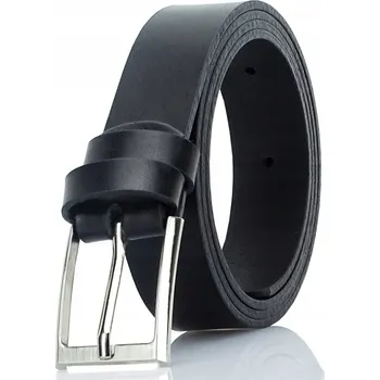 Opasek Pásek pro chlapce kožený dětský ke kalhotám černý 85 cm svaté přijímání škola