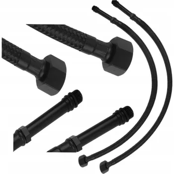 Zahradní hadice Hadice na vodu Tycner černá M10 60 cm 2 ks s atestem