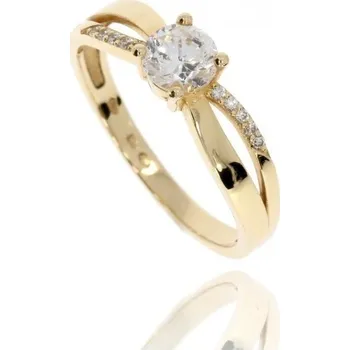 Prsten Zlatnictví Helios Zásnubní prsten s laboratorním diamantem P-23/LABD