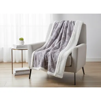 deka Mikrovláknový pléd ADELAIDE šedá 130x160 cm France