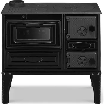 Sporák na tuhá paliva Simge SOBA 304-U ECO levý černá