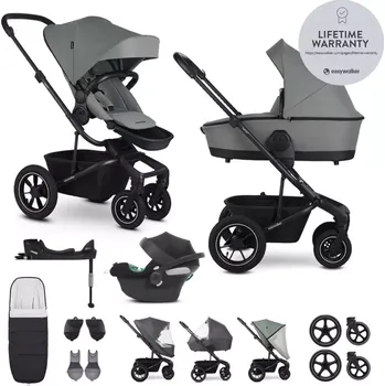 Kočárek EASYWALKER Kočárek kombinovaný Harvey⁵ XXL AIR + CYBEX Aton B2 i-Size + základna Agave Green