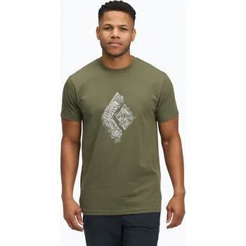 Pánské tričko Pánské tričko Black Diamond Engineered Diamond SS Tee tundra t-shirt