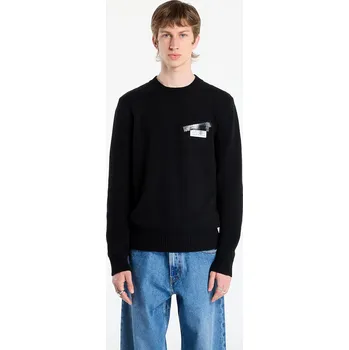Pánský svetr Svetr MM6 Maison Margiela Numeric Logo Crewneck Black XXL