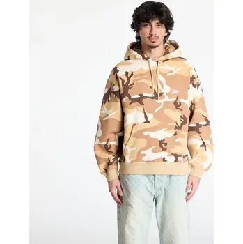 Pánská mikina Mikina Patta Bark Woodland Camo Boxy Hooded Sweater UNISEX Sand Dollar S