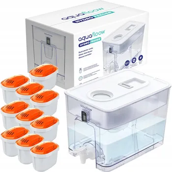 Filtrační konvice Filtrační konvice AquaFloow HydroFeeder MaxiHard 9,5 l bílá