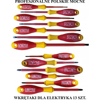 Šroubovák Sada izolovaných šroubováků K&K 1000V, 13 ks