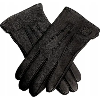 Rukavice Kožené Rukavice Přírodní kožené rukavice z jelení kůže s vlnou XXL