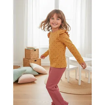 Dívčí tričko Sinsay - Bavlněné tričko - hořčicová - 831GH-17X - 831GH-17X-104