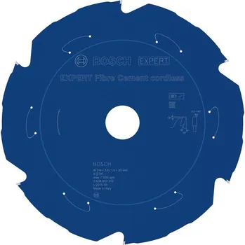 Pilový kotouč Bosch Pilový kotouč EXPERT Fibre Cement cordless, 216&nbsp;×&nbsp;2/1,4&nbsp;×&nbsp;30&nbsp;mm, T6 Professional (2608902202)