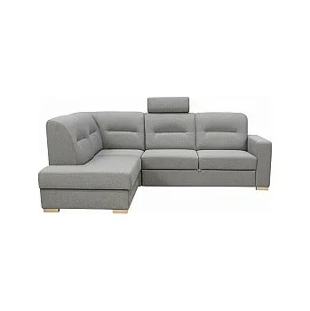 Sedací souprava Sedací souprava RADANA LUX B-2R-ROH-DM + záhlavník PW11 světle šedá Doprodej