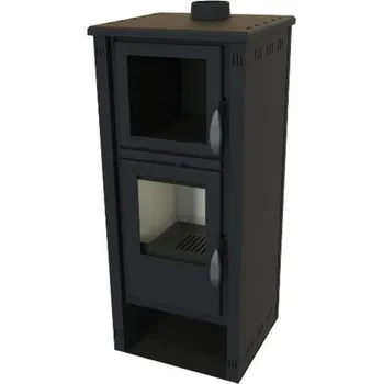 Krbová kamna BELLA THALIA Kamna krbová Pella SG+, s troubou, černá, 5,4kW